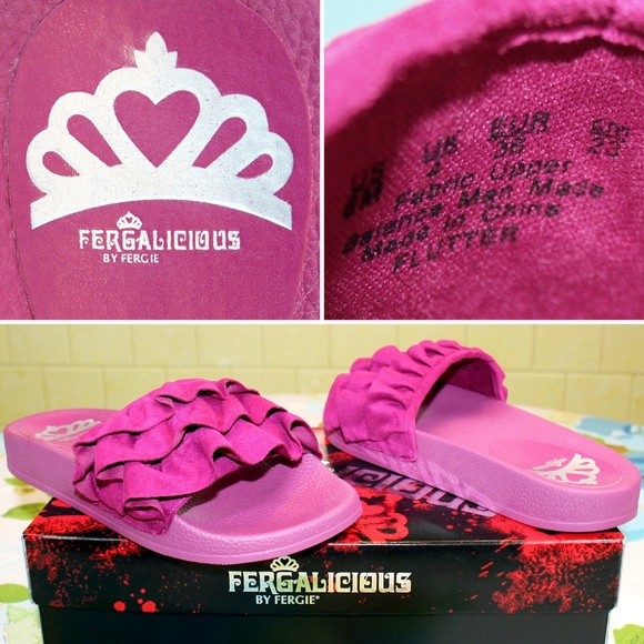 ⚡PRICE DROP⚡ Magenta Flutter Slide Sandal NIB - Picture 8 of 8